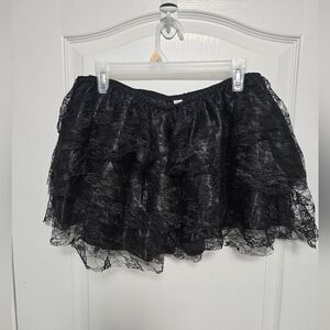Elegant Black "Lace" Mini Skirt